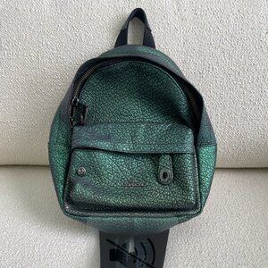 COACH Mini Campus Backpack Hologram Leather